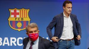 Reverter y Joan Laporta, CEO y presidente del FC Barcelona, respectivamente Reverter y Joan Laporta, CEO y presidente del FC Barcelona, respectivamente