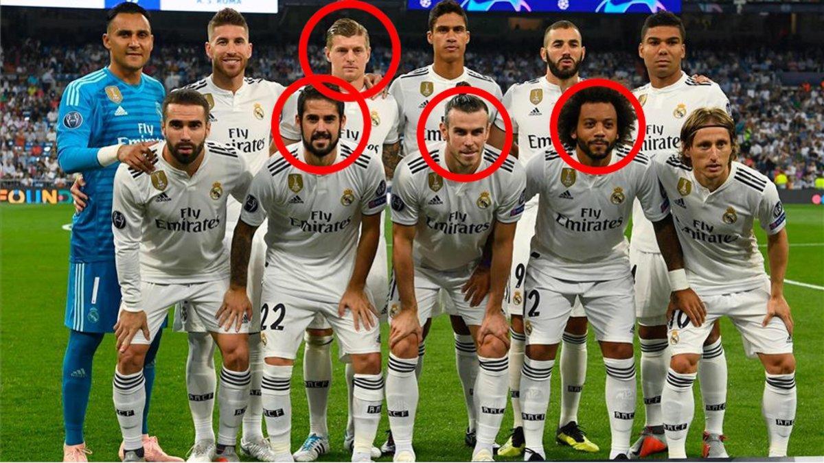 La afición señala a Kroos, Isco, Bale y Marcelo