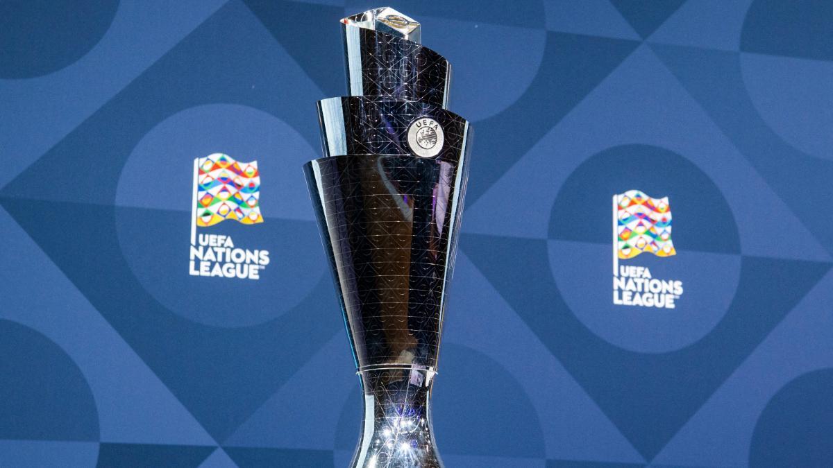 El trofeo de la UEFA Nations League 2022
