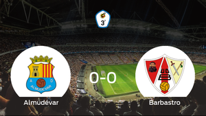 El Almudévar y el Barbastro se reparten los puntos en un partido sin goles (0-0)