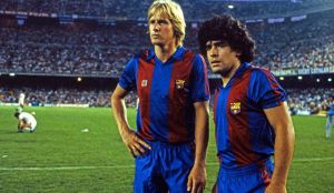 Diego Armando Maradona maravilló al Camp Nou con su magia entre 1982 y 1984 Diego Armando Maradona maravilló al Camp Nou con su magia entre 1982 y 1984