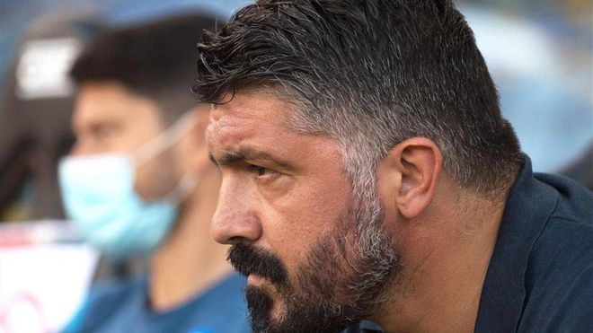 Gennaro Gattuso, técnico del Nápoles Gennaro Gattuso, técnico del Nápoles
