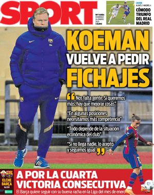 Koeman vuelve a pedir fichajes Koeman vuelve a pedir fichajes