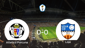 El Atletico Porcuna y el Loja no encuentran el gol y se reparten los puntos (0-0) El Atletico Porcuna y el Loja no encuentran el gol y se reparten los puntos (0-0)