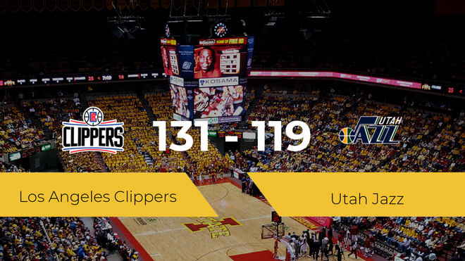Los Angeles Clippers pasa a la final tras vencer a Utah Jazz por 131-119 Los Angeles Clippers pasa a la final tras vencer a Utah Jazz por 131-119