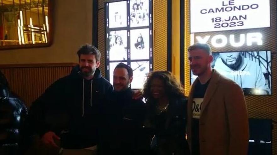 Gerard Piqué, en París por la NBA Gerard Piqué, en París por la NBA
