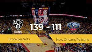 Brooklyn Nets se impone por 139-111 frente a New Orleans Pelicans Brooklyn Nets se impone por 139-111 frente a New Orleans Pelicans