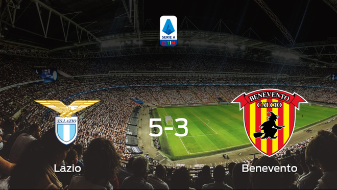 Los tres puntos se quedan en casa: Lazio 5-3 Benevento Los tres puntos se quedan en casa: Lazio 5-3 Benevento