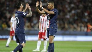 Ajaccio - PSG | Exhibición entre Messi y Mbappé