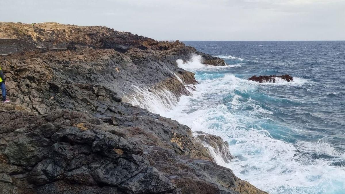 Costa de Charco del Palo donde apareció el cuerpo sin vida del varón. Costa de Charco del Palo donde apareció el cuerpo sin vida del varón.