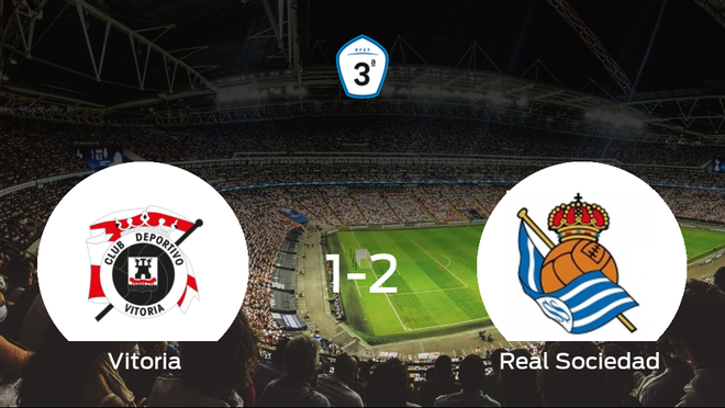 1-2: La Real Sociedad C se impone en el estadio del CD Vitoria 1-2: La Real Sociedad C se impone en el estadio del CD Vitoria
