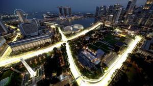 El espectacular circuito de Marina Bay, en Singapur