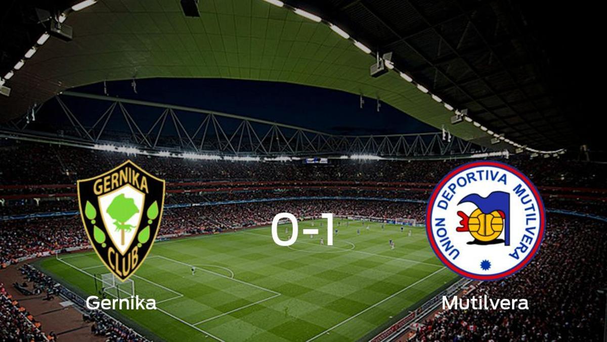 La Mutilvera consigue la victoria frente al SD Gernika en el segundo tiempo (0-1)