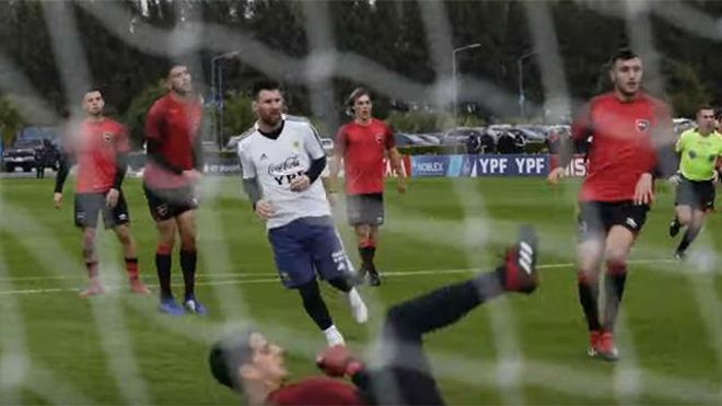 Así ha sido el partido de Argentina contra Newells Así ha sido el partido de Argentina contra Newells