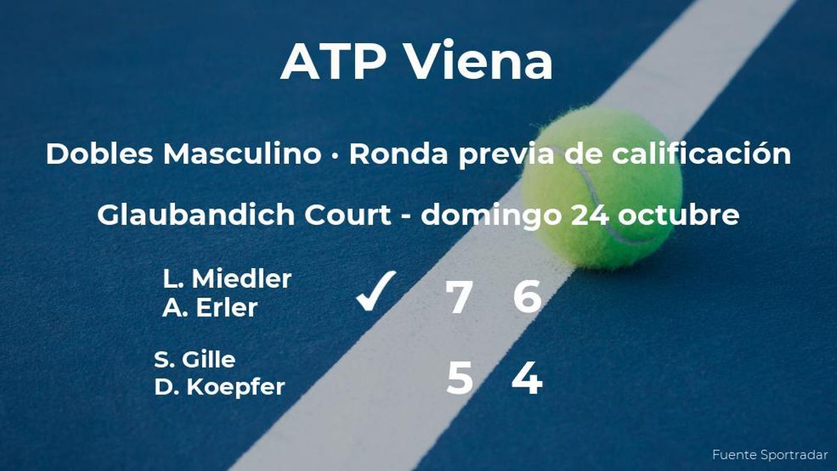 El tenista pasa de ronda del torneo ATP 500 de Viena El tenista pasa de ronda del torneo ATP 500 de Viena