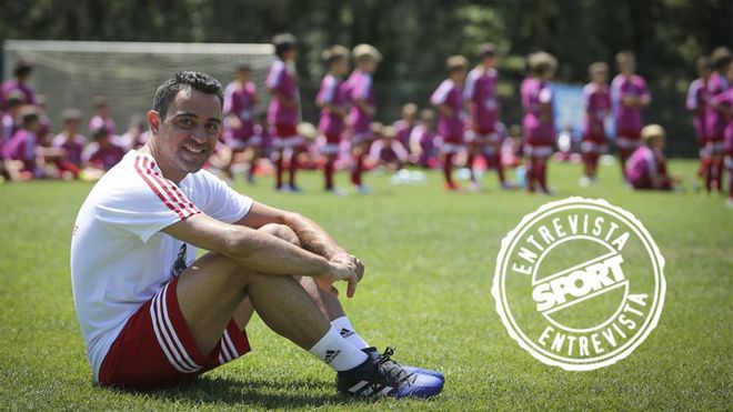 Xavi concedió una amplia entrevista a SPORT aprovechando su visita al campus que cumple ya 19 años Xavi concedió una amplia entrevista a SPORT aprovechando su visita al campus que cumple ya 19 años