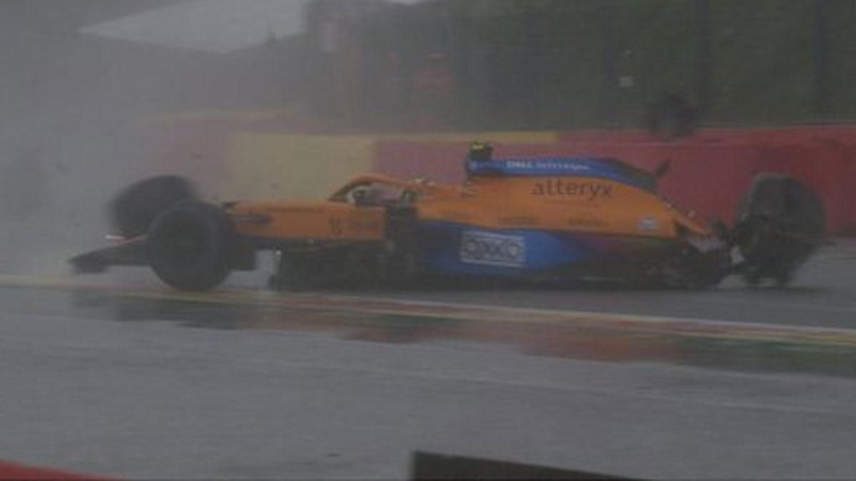 El coche de Norris, en Spa El coche de Norris, en Spa