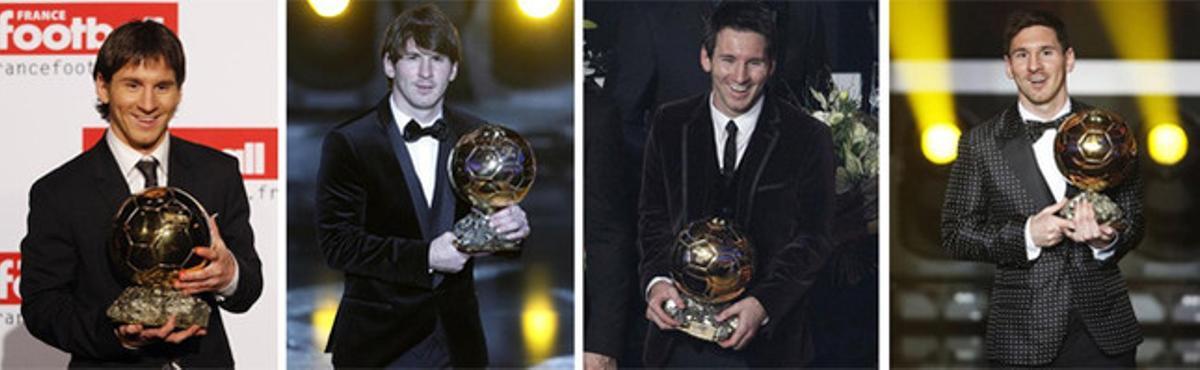 Messi podría sumar su quinto Balón de Oro en 2014