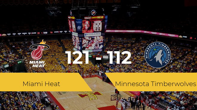 Miami Heat gana a Minnesota Timberwolves (121-112) Miami Heat gana a Minnesota Timberwolves (121-112)