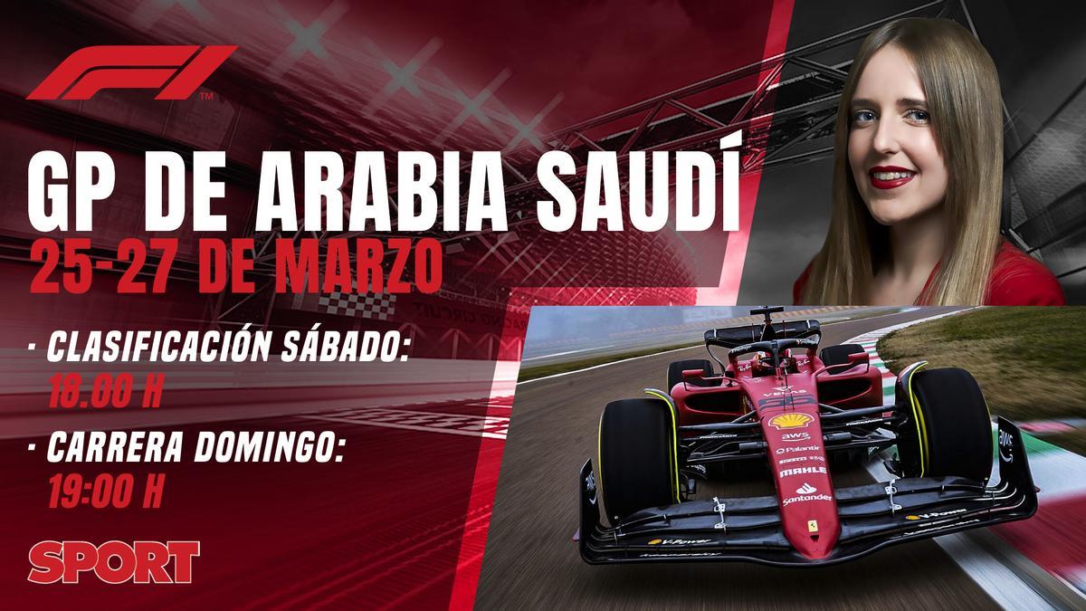 GP Arabia Saudí F1: horario y TV para ver el GP en directo y online