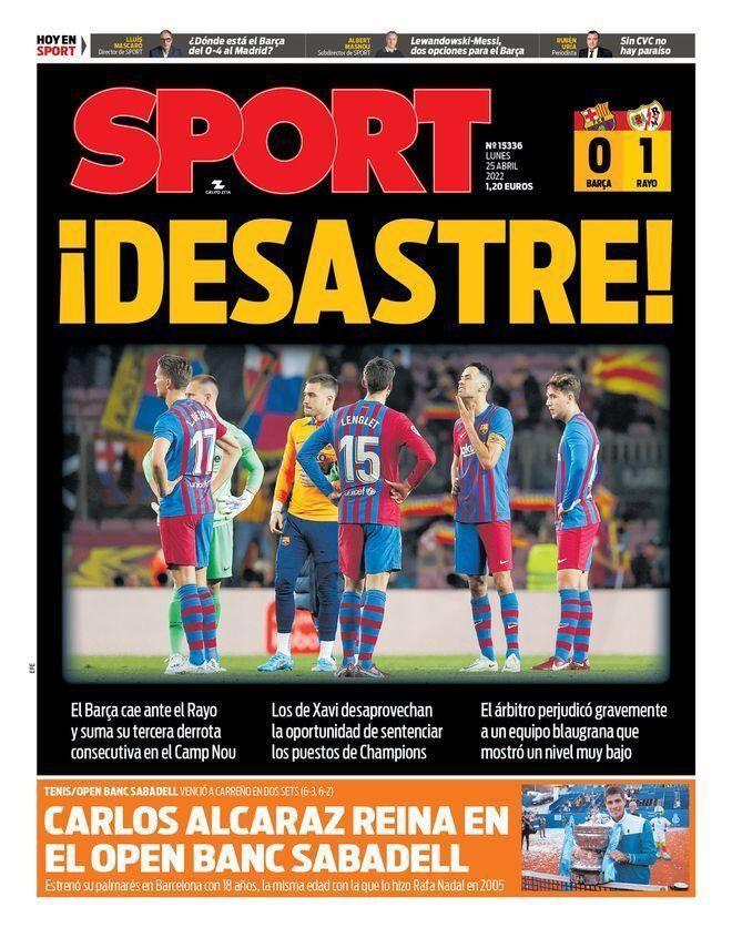 Las portadas de la prensa deportiva de hoy