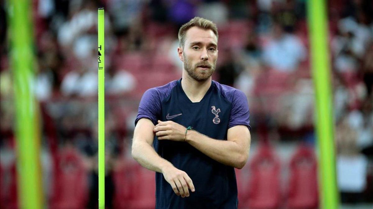 Eriksen está en la gira del Tottenham por China Eriksen está en la gira del Tottenham por China