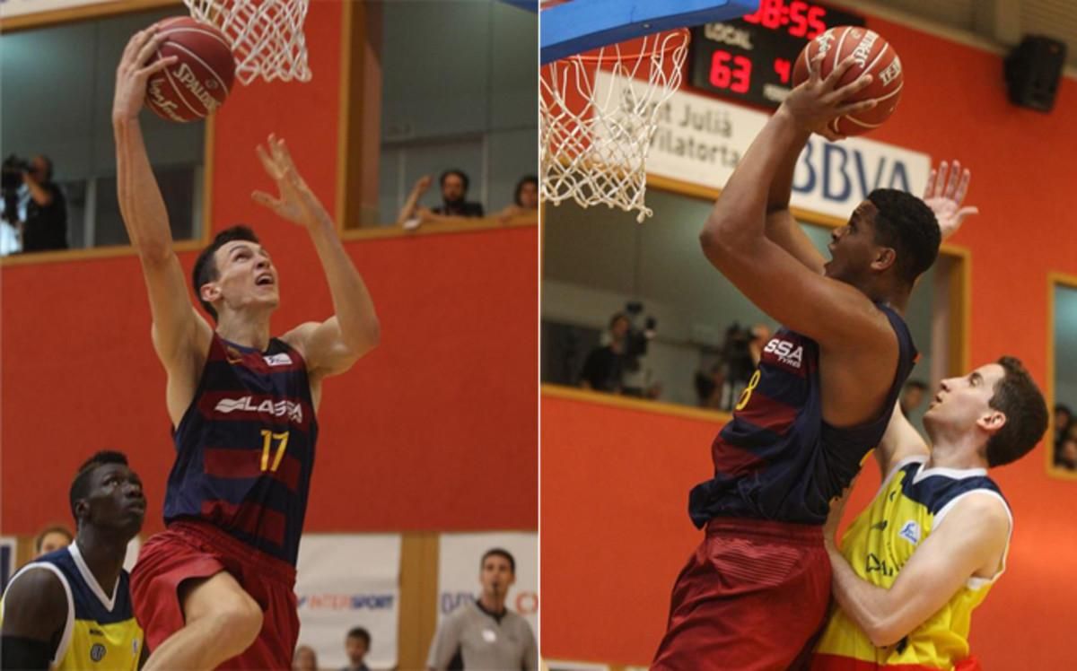 Rodion Kurucs y Wesley Sena, dos valores del Barça Lassa que están destacando en el inicio de la pretemporada Rodion Kurucs y Wesley Sena, dos valores del Barça Lassa que están destacando en el inicio de la pretemporada