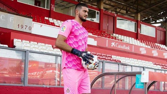 Muric en su presentación con el Girona Muric en su presentación con el Girona