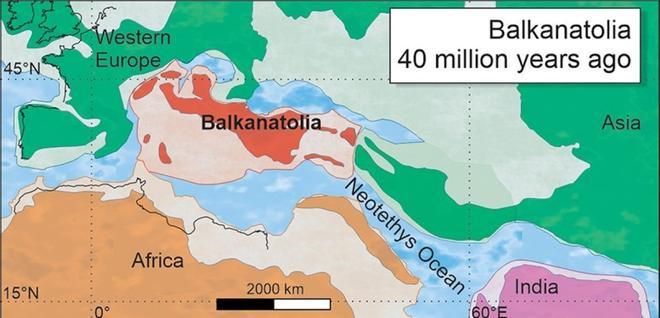 Un tercer continente euroasiático existió hace 50 millones de años