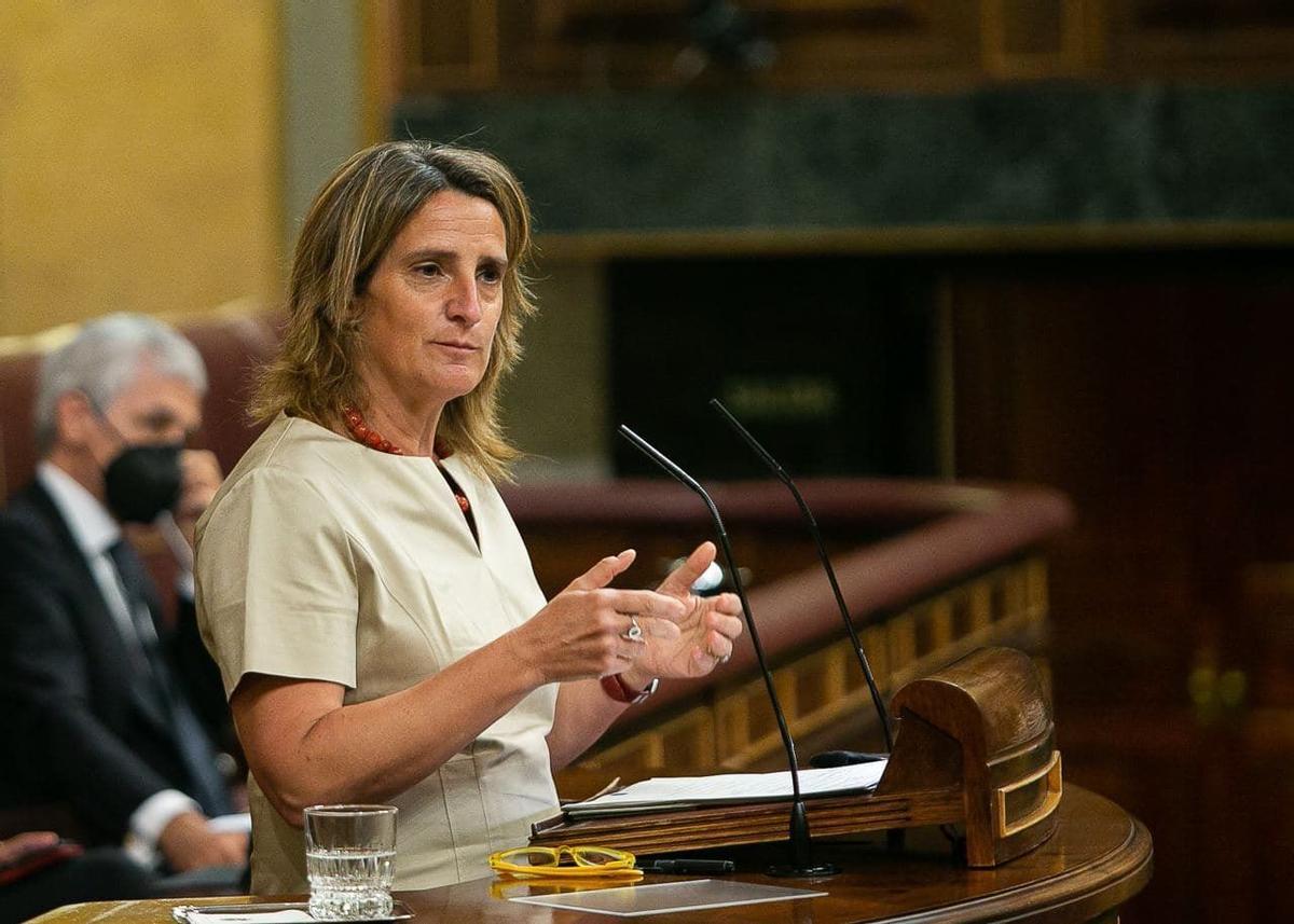 La vicepresidenta para la Transición Ecológica y el Reto Demográfico, Teresa Ribera.