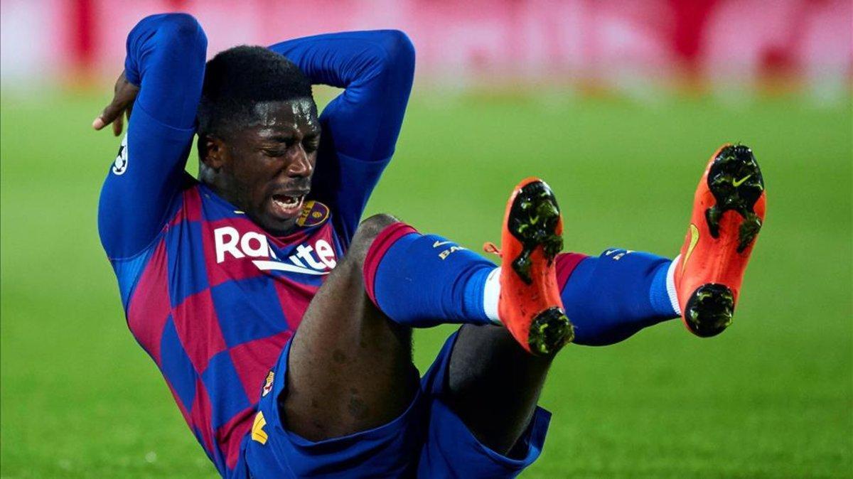 Dembele injured against Dortmund and leaves pitch crying