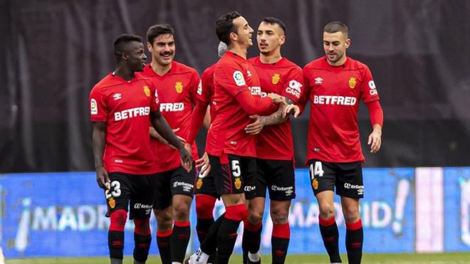 Los jugadores del Mallorca celebran un gol esta temporada Los jugadores del Mallorca celebran un gol esta temporada