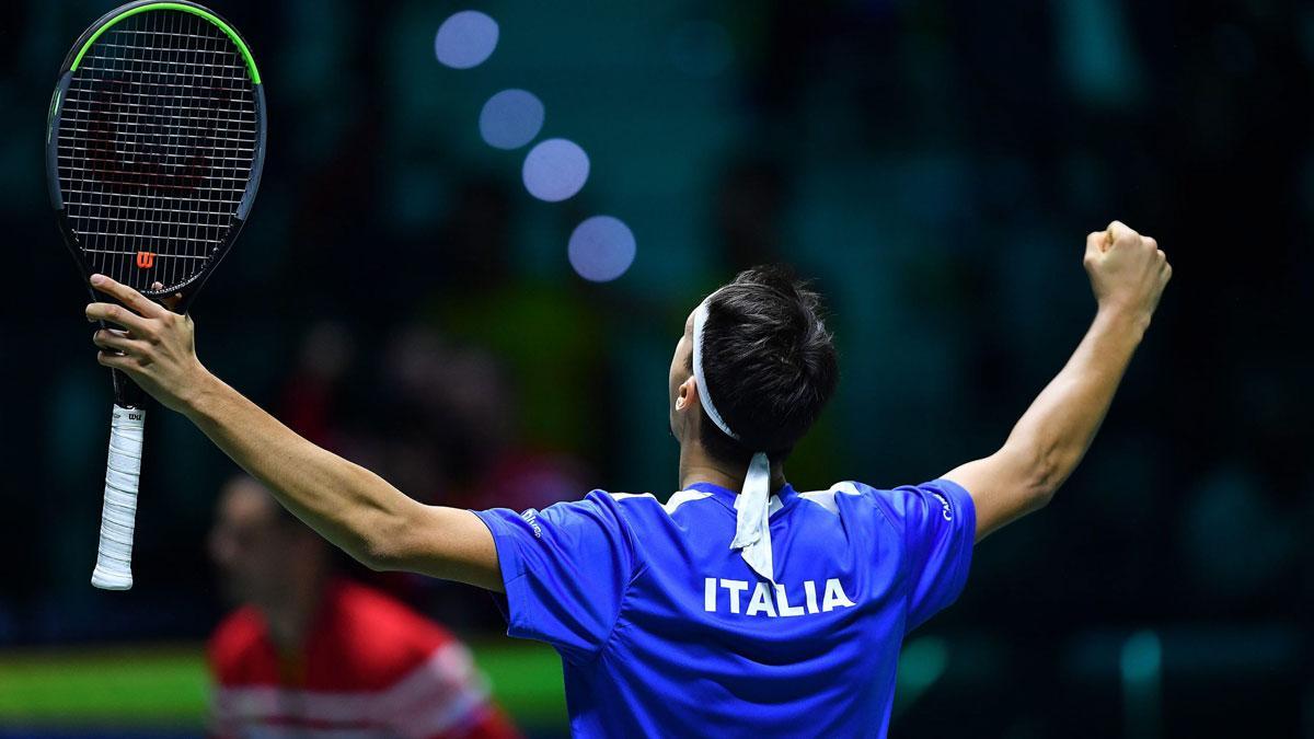 Italia es una de las selecciones que estará en cuartos de la Copa Davis