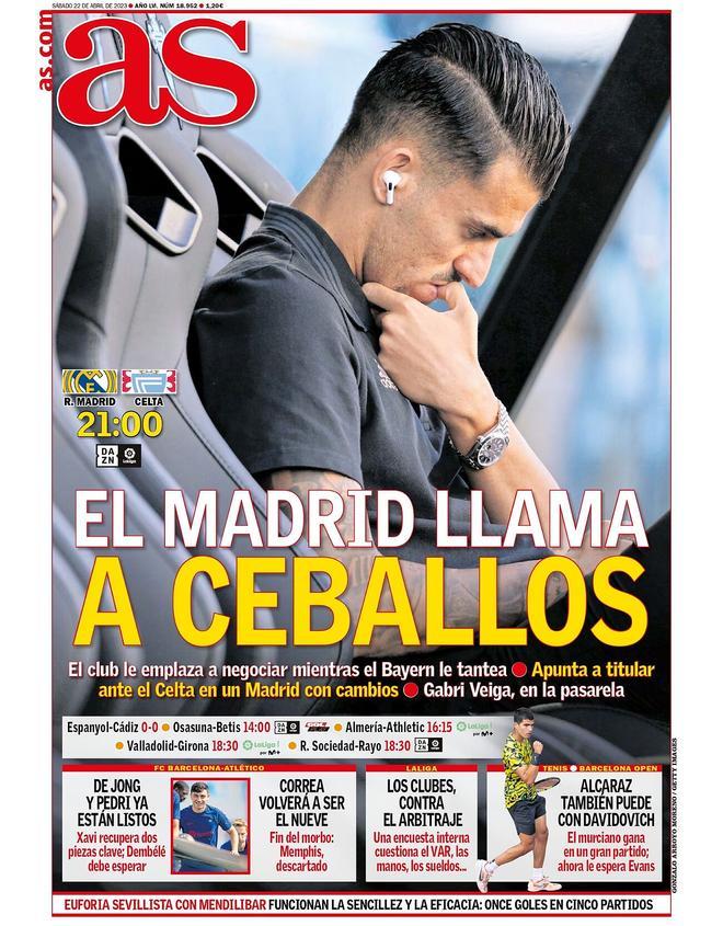 Fotos Las Portadas De La Prensa Deportiva De Hoy