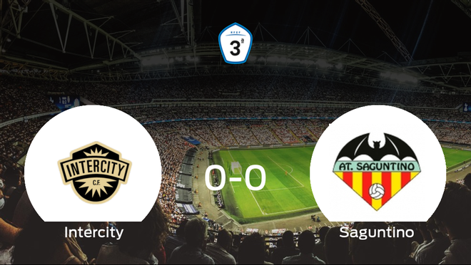 El CF Intercity y el At. Saguntino se reparten los puntos en un partido sin goles (0-0) El CF Intercity y el At. Saguntino se reparten los puntos en un partido sin goles (0-0)