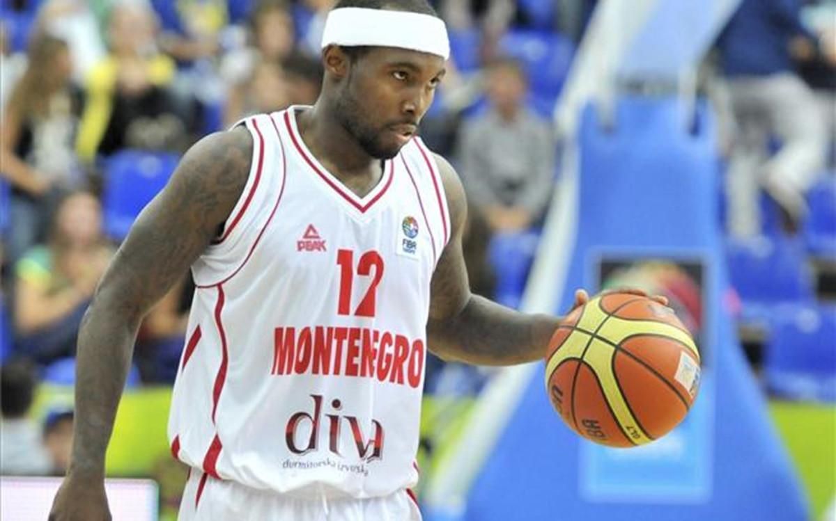 Rice, disputando el Eurobasket de 2013 con Montenegro Rice, disputando el Eurobasket de 2013 con Montenegro