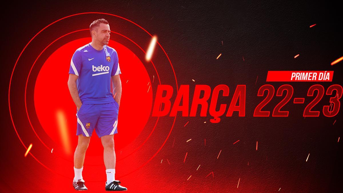 Xavi vivirá su primer día de trabajo en su segunda temporada como técnico del Barça
