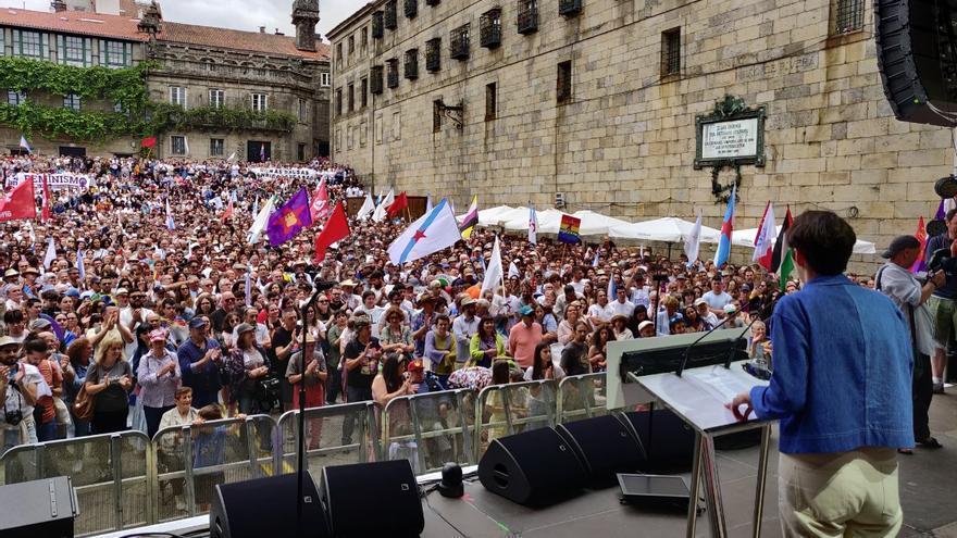 Saint James Day |  The BNG marches through Santiago looking for “political change” in Galicia and to assert its “decisive” seat