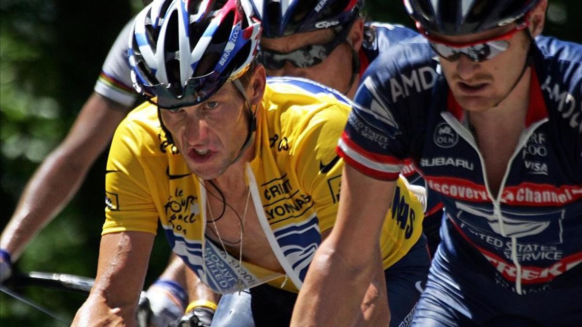 Armstrong, en el Tour de 2004