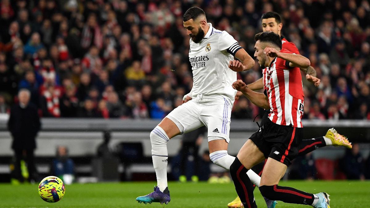 Benzema ante el Athletic Benzema ante el Athletic