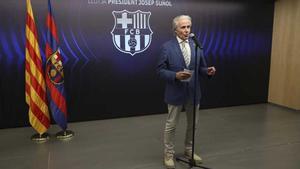 Ramon Alfonseda, presidente de la Agrupació de Jugadors del FC Barcelona