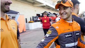 Álex Palou, en el circuito de Austin, antes de subirse al McLaren
