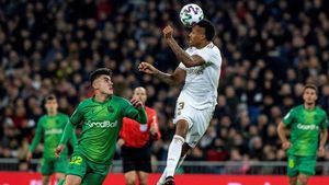 Militao en un lance del juego ante la Real Sociedad Militao en un lance del juego ante la Real Sociedad