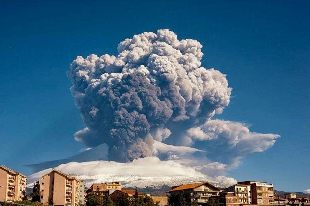Imagen de archivo del volcán Etna.
