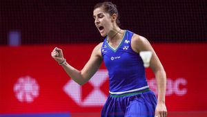 Carolina Marin venció a Line Hojmark Kjaersfeldt y se clasificó para cuartos de final Carolina Marin venció a Line Hojmark Kjaersfeldt y se clasificó para cuartos de final