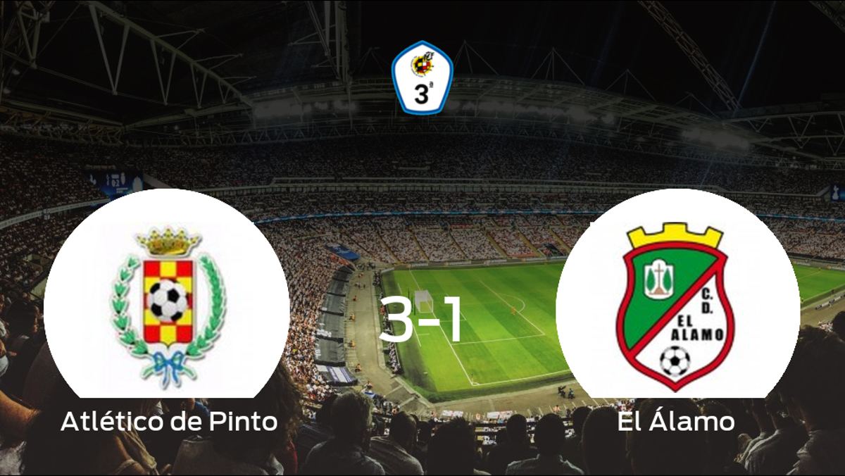 El Atlético de Pinto consigue la victoria en casa frente a El Álamo (3-1) El Atlético de Pinto consigue la victoria en casa frente a El Álamo (3-1)