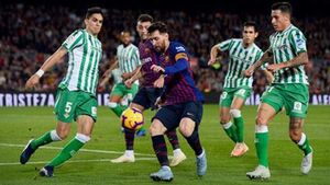 Leo Messi siempre crea pánico en las defensas, especialmente en la del Betis. Así se encarga de demostrarlo su estadística contra el equipo verdiblanco Leo Messi siempre crea pánico en las defensas, especialmente en la del Betis. Así se encarga de demostrarlo su estadística contra el equipo verdiblanco