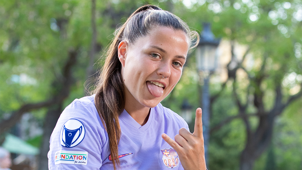 Claudia Pina, jugadora del FC Barcelona Claudia Pina, jugadora del FC Barcelona