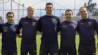 Joel Lara a la derecha de Jordi Cruyff con la selección de Ecuador