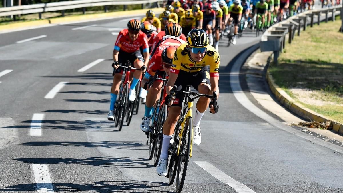 Vingegaard, durante la tercera etapa de la Vuelta a Croacia Vingegaard, durante la tercera etapa de la Vuelta a Croacia